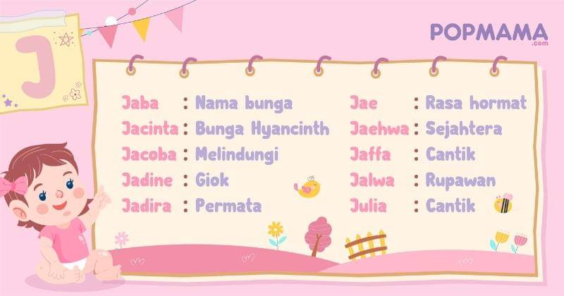 Nama bayi perempuan modern - Popmama.com/Aristika Medinasari
